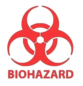 Biohazard Warnung Logo Vinyl Aufkleber für Laptop Fenster Wand Auto Boot Werkzeugkiste - Bild 1 von 1