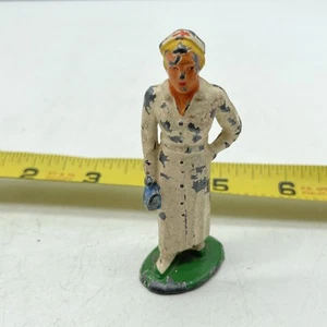 De colección Marclay Juguete Soldado Enfermera de Campo Soldado de Pie Hecho en EE. UU. - Imagen 1 de 3