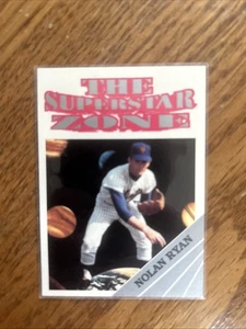 Broder The Superstar Zone 1991 #NNO Nolan Ryan Promo B031 - Imagen 1 de 2