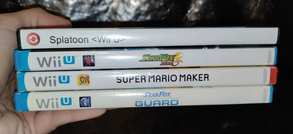Лот из 4 видеоигр Nintendo WiiU — Super Mario Maker, Star Fox (2), Splatoon - Изображение 1 из 1