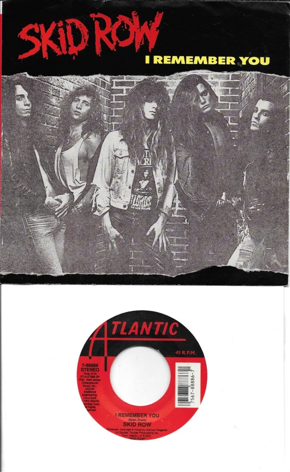 SKID ROW  I Remember You / Makin' A Mess  45 with PicSleeve - Image 1 of 1