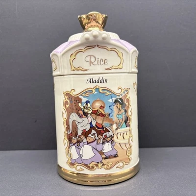 Tarro de arroz clásico animado Lenox Disney 1997 - Aladdin Foto 1 de 4