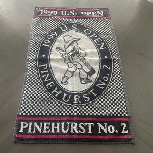 Very Nice 1999 US Open Pinehurst No 2 USGA Golf Towel 14" x 18" C3 - Picture 1 of 4