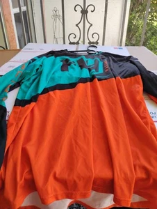 Fly Racing F-16 Shirt Mens 2XL Multicolor Long Sleeve Motocross Jersey Dirt Bike - Picture 1 of 5