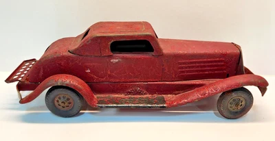 Vintage 1930 Marx 14,5" cupê de aço prensado - Imagem 1 de 4