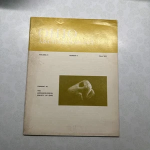 MLC s7454 Ohio Archaeologist Vol 21 1971 #4 Archaeological Society of OHIO - Imagen 1 de 4