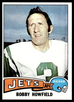 1975 Topps Football Bobby Howfield New York Jets #232 Card NM - Image 1 of 2