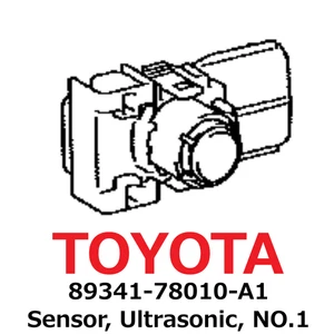【NEW】Toyota Genuine 2015-2024 Lexus Sensor, Ultrasonic, NO.1 89341-78010-A1 - Bild 1 von 1