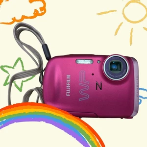Pink Fujifilm FinePix Z33WP Waterproof Digital Camera - Picture 1 of 11