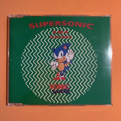 H.W.A Feat. Sonic The Hedgehog - Supersonic (CD, 1992) 3 TRK *V RARE* M - Image 1 of 4