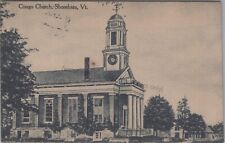 Shoreham, VT: 1914 Congo Church - Vintage sent to Vergennes Vermont Postcard
