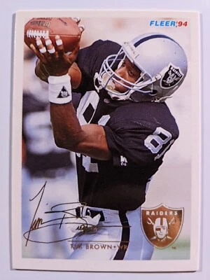 1994 Fleer Football #232 Tim Brown - Image 1 of 3