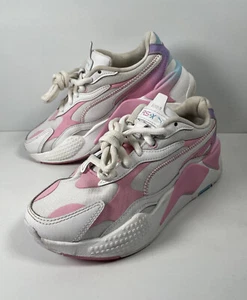 Puma RS X Chunky Sneaker | Weiß / Pink / Blau | 374644-01 | Größe UK 4 EUR 37 - Bild 1 von 10