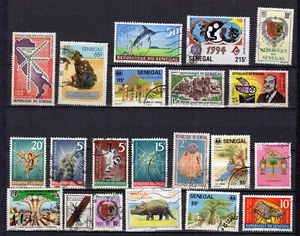 Sénégal un lot de 20 timbres oblitérés / TE4749 - Picture 1 of 1