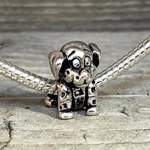 Dálmata Perro Cachorro Manchas Animal Nuevo Plata Europeo Dije Cuentas aptas para pulsera - Imagen 1 de 2