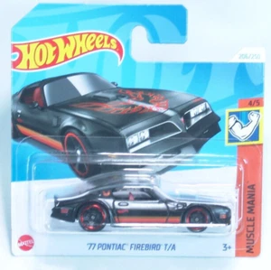 Hot Wheels 2024 #206 - HTC60 -C- Muscle Mania - '77 Pontiac Firebird T/A - Imagen 1 de 1