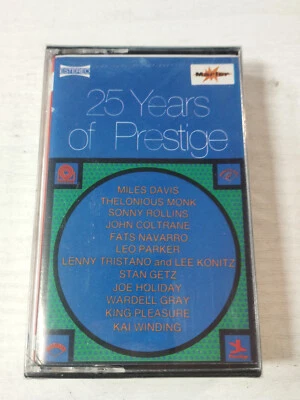 25 Years Of Prestige Miles Davis Thelonious Monk Stan Getz Jazz - Cassette Nueva - Image 1 of 3