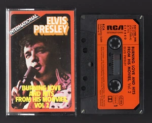 K7 Audio ★ Elvis Presley - Burning Love and Hits from Movies ★ Cassette Tape RCA - Picture 1 of 2