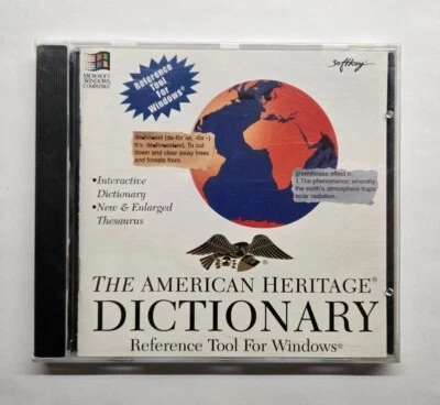 The American Heritage Dictionary Reference Tool For Windows (PC CD-ROM, 1995) - Image 1 of 2