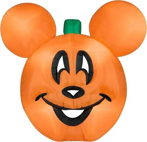 HALLOWEEN 9,5 FUSS EDELSTEIN DISNEY MICKEY MAUS PUMPKIN KOPF JACKE aufblasbar luftgeblasen - Bild 1 von 3