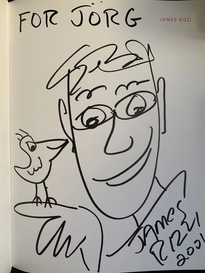 James Rizzi, unikat, The New York Paintings mit Handzeichung / Widmung - Bild 1 von 2