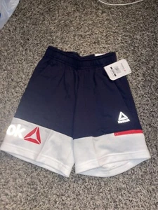 Reebok Boys Star Short Navy Size XS (4/5) - Picture 1 of 3