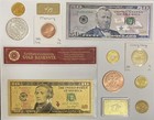 New Listing✯ 12 Piece Estate Lot ✯ Gold Silver Copper Lovers Mixed Bars Tokens Bills ✯ b1