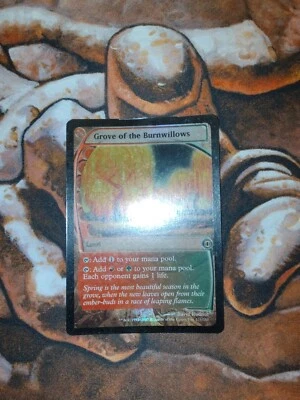 FOIL Grove of the Burnwillows Future Sight MTG Magic the Gathering 1st Edition - Image 1 of 2