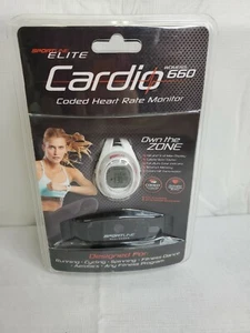 New! Sportsline Elite Cardio Womens 660 Coded Heart Rate Monitor - Picture 1 of 2