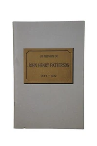 In Memory of John Henry Patterson NCR Antique Memorial Booklet - Imagen 1 de 12