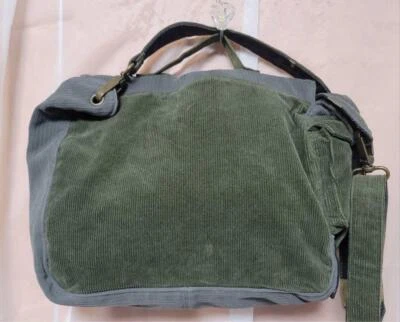 Bolso de Hombro Pana Caqui Verde Etiquetado Camuflaje Raro Dolce & Gabbana Foto 1 de 4
