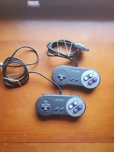 FC TWIN Controller/Control Pad (NES, Super Nintendo) Set Of Two - Picture 1 of 6