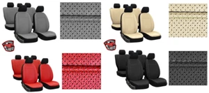 Juego completo de fundas de asiento de cuero perforado a medida para KIA OPTIMA 2018 2019 - Imagen 1 de 12