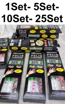 Loom Bands Loops Gummibänder Armband Set Webrahmen Bandz Loop Looms DIY Basteln