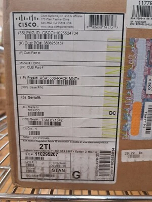 New, Cisco, ASA5506-RACK-MNT, 19 inch Rack Mounting Kit for ASA5506-K9 - Image 1 of 4