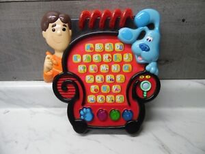🎆Blues Clues Notebook Toy Learning Play Electronic Viacom Joe Chair Alphabet 🎆