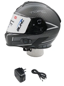 TORC T14B Blinc Loaded Mako Helmet Black Scramble Grey Large - T14B15SBG24 - Picture 1 of 11