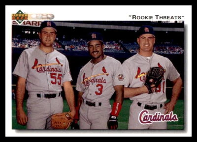 1992 Upper Deck #702 Mark Clark / Brian Jordan / Donovan Osborne Fa - Image 1 of 2