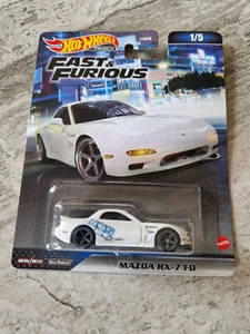 HOT WHEELS PREMIUM Fast Furious Mazda RX-7 FD - Foto 1 di 1