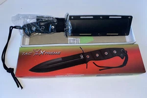 Frost Tac Xtreme Bowie Knife 12" Stainless Steel Blade 7” TX1456BLK B - FS - Picture 1 of 11