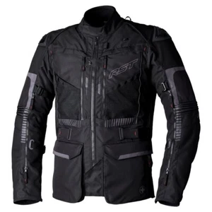 RST Pro Series Ranger Adventure Touring Waterproof Motorcycle Jacket - Black - Picture 1 of 2