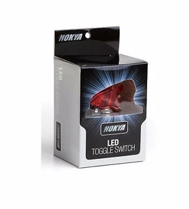 Nokya Switch Toggle Red Nok9547 LED HID Halogen Light Bar Bulb Fog Lamp Control - Foto 1 di 3