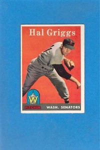 1958 Topps #458 Julio Becquer Senators EX Mint Crease-Free