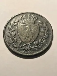 1826 Italy Kingdom of Sardinia 5 Centesimi Good #6075 - Picture 1 of 2