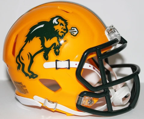 2018 NDSU North Dakota State Bison Custom Riddell Mini Helmet v Colgate Cover