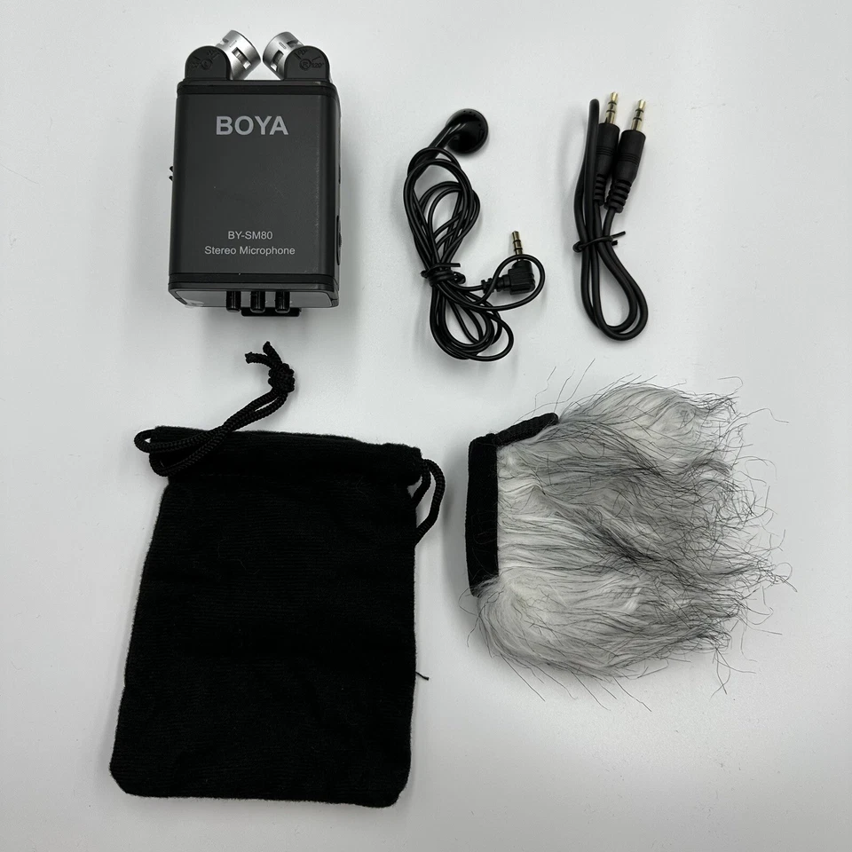 Boya BY-SM80 Stereo Micro für Kameras 95x55x50# - Bild 1 von 4