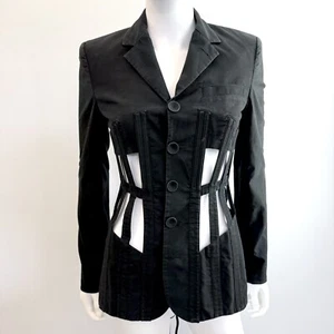 Jean Paul Gaultier 1996 Cage Corset lace-up suit jacket - Picture 1 of 17