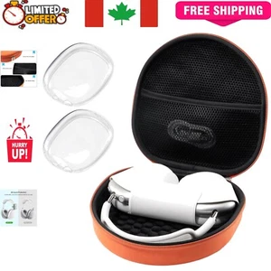Étui de voyage léger pour AirPods Max avec housses de coussinets durables - Orange - Photo 1 sur 9