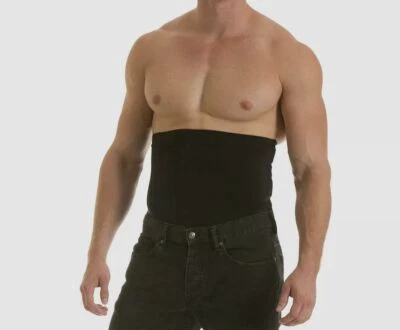 Instaslim Mens Black Micro Stretch Slimming Compression Support Belt Size XL - Image 1 of 3