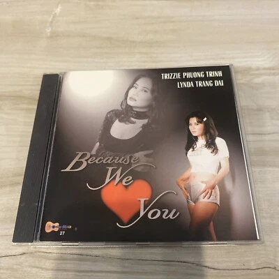 Because we love you Trizzie, Lynda Trang Dai Vietnamese CD 💿 EXCELLENT - Image 1 of 4